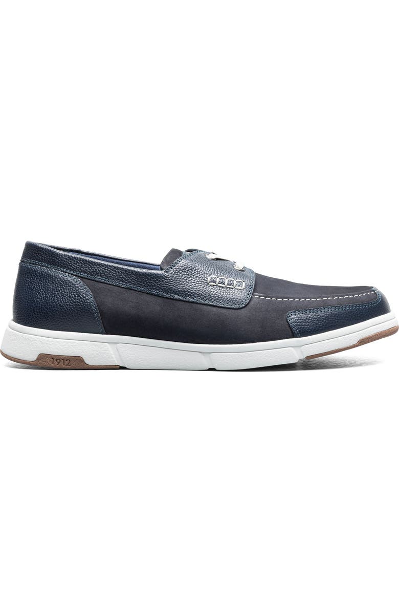 NUNN BUSH Luca Boat Shoe, Alternate, color, Navy Multi