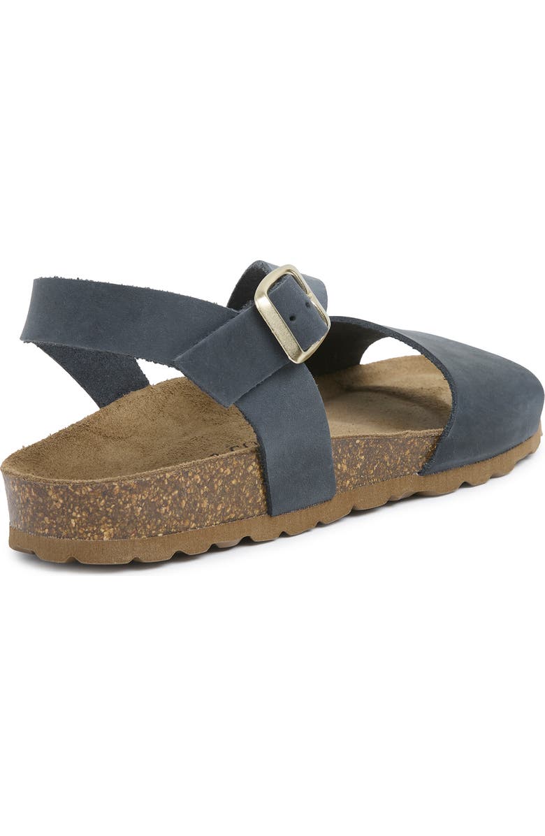Celtic & Co. Aysmetric Strap Sandal, Alternate, color, Navy