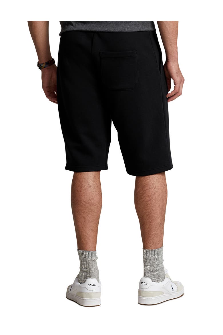 Big & Tall Double-Knit Active Shorts, Alternate, color, BLACK