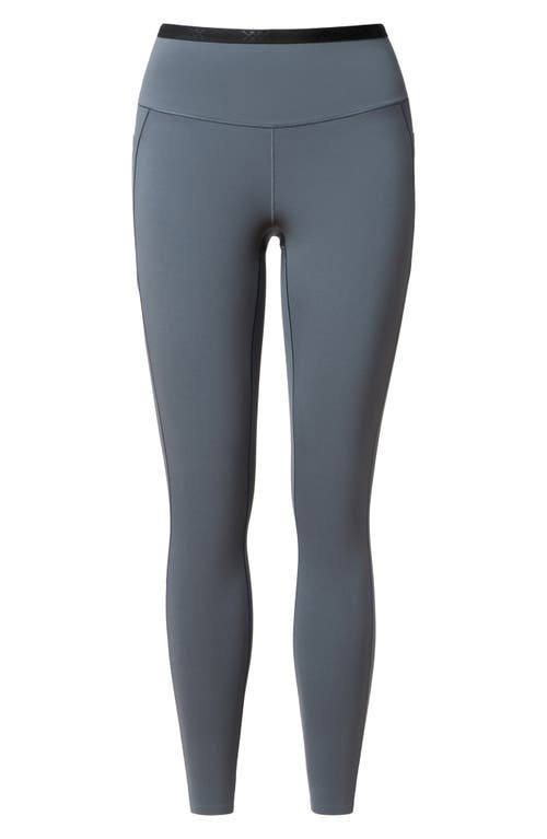 Rhone Banded Hi Form Pocket Ankle Leggings In Blue Slate