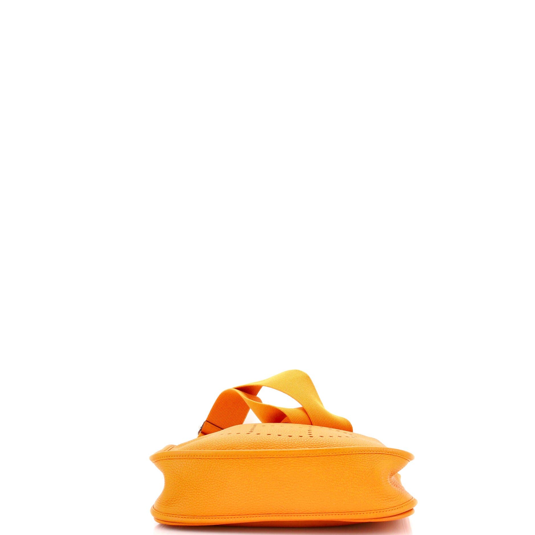 Pre-Owned Hermes Evelyne Bag Gen III Clemence PM, Alternate, color, Abricot