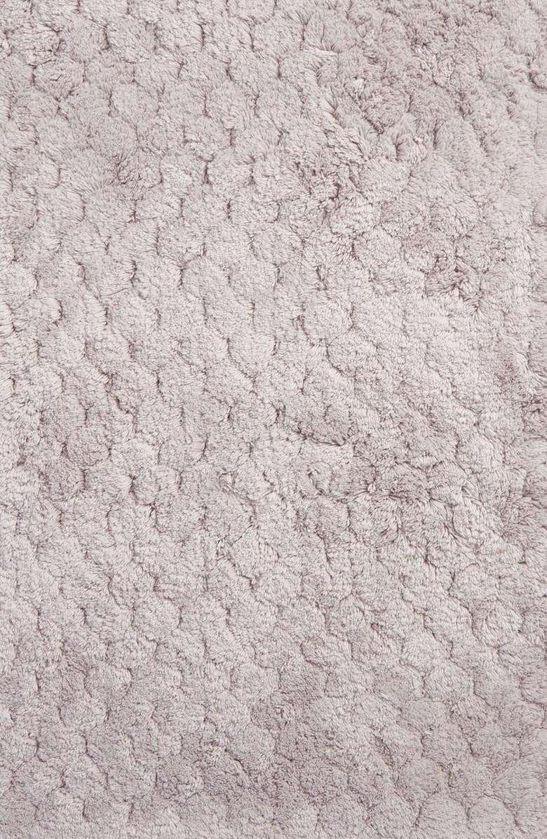 Matouk Lotus Bath Rug, Alternate, color, Smoke