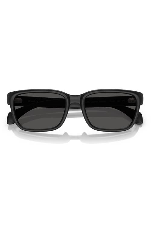 Moncler Men's Me8002 Pillow Sunglasses In Matte Black