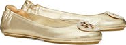 Tory Burch Minnie Pavé Logo Ballet Flat