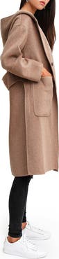 Belle & Bloom Walk This Way Wool Blend Oversized Coat