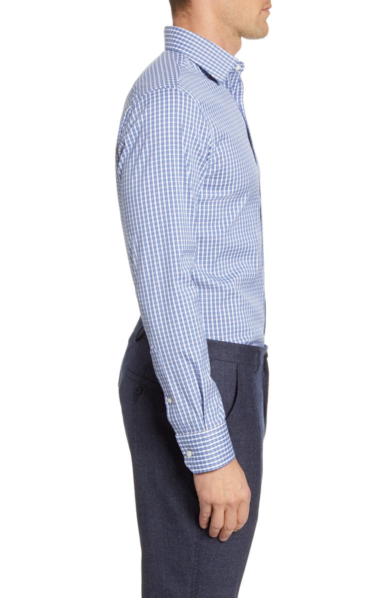 Bonobos Trim Fit Check Dress Shirt, Alternate, color, 