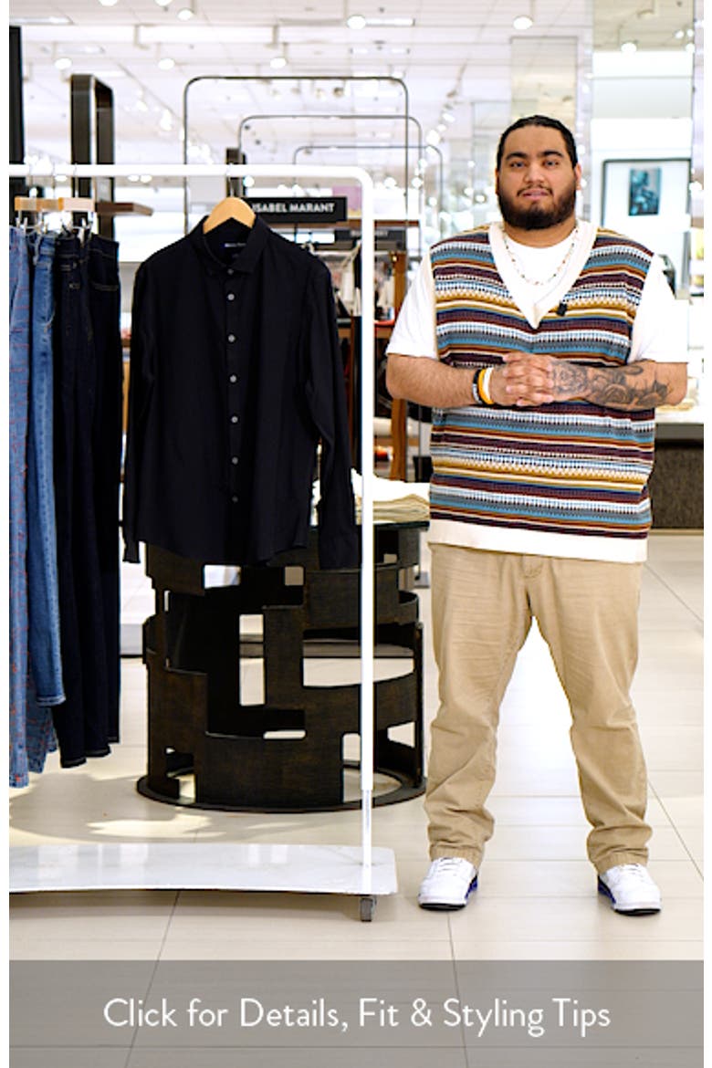 Leeward No-Tuck Stretch Button-Up Shirt video