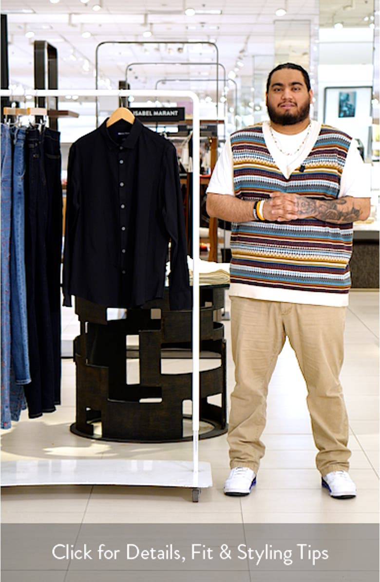 Leeward No-Tuck Stretch Button-Up Shirt, sales video thumbnail