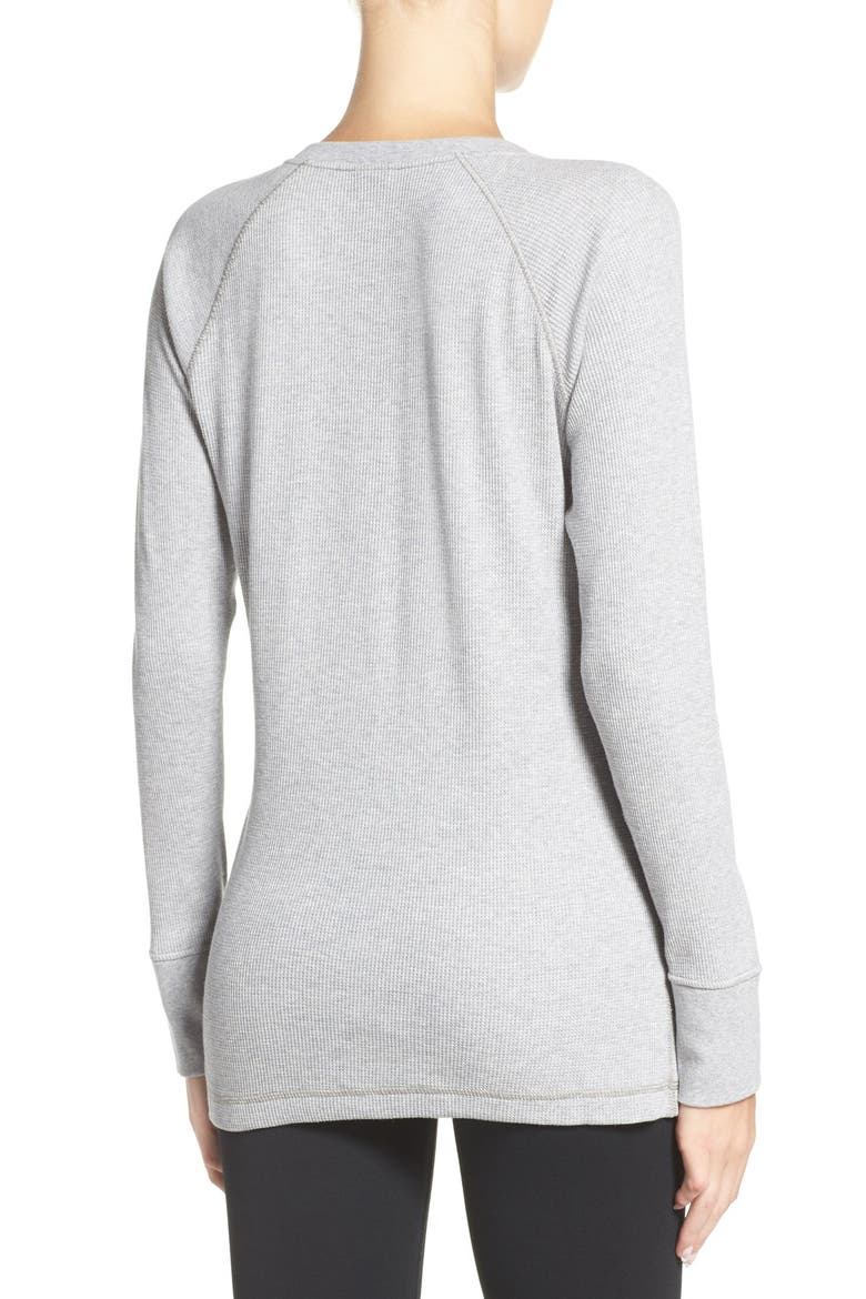 Waffle Knit Henley, Alternate, color, DRIFTER GREY