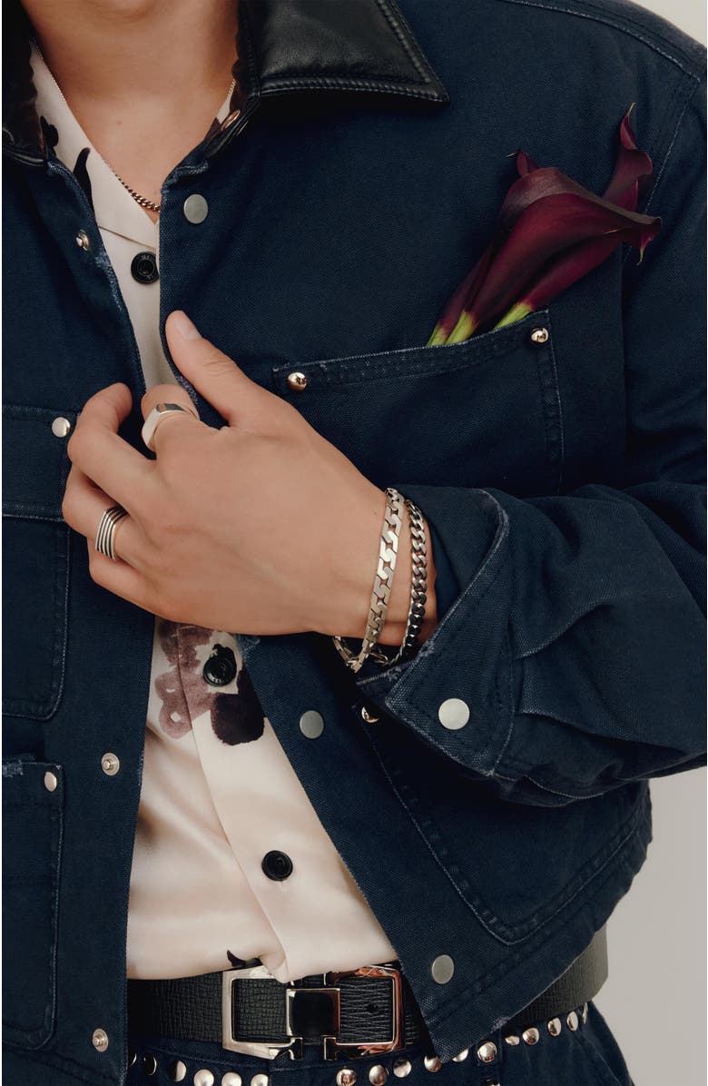 LOUPN Resilience Chain Bracelet, Alternate, color, Silver