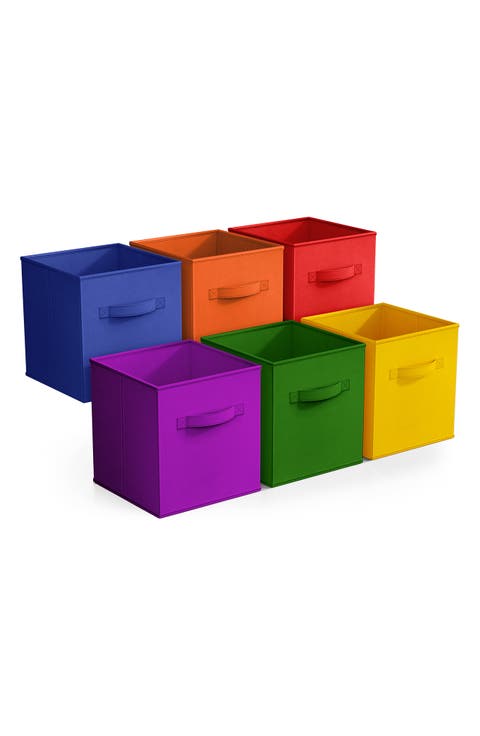 6-Pack Collapsible Storage Cubes