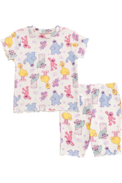 2-Piece Tee and Bike Shorts Set