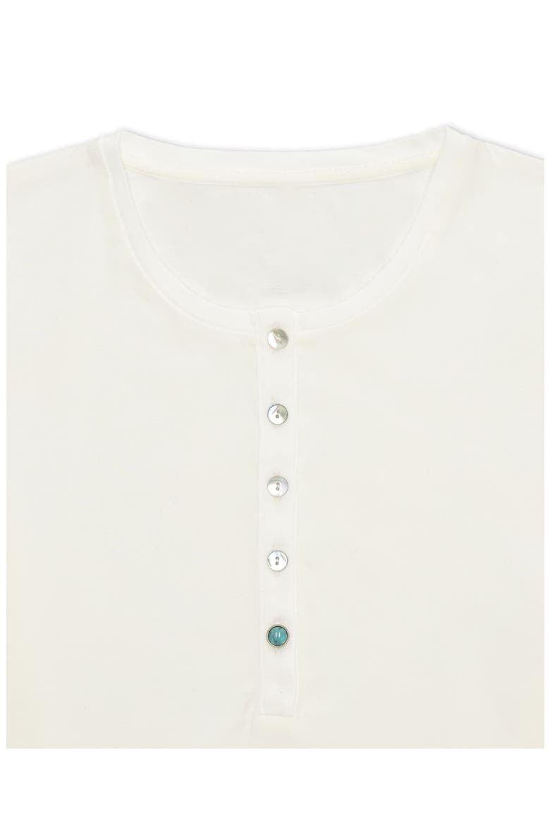 Coralies Cotton T-Shirt, Alternate, color, WHITE