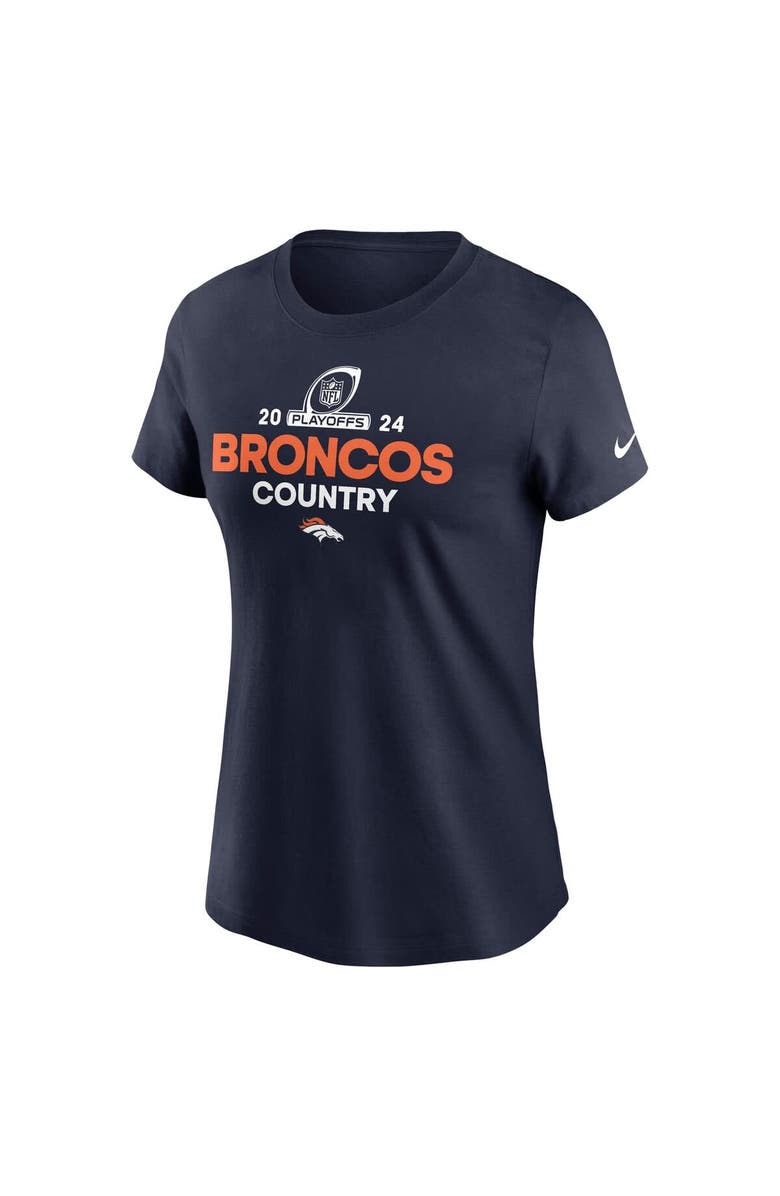 Nike Women's Nike Navy Denver Broncos 2024 NFL Playoffs T-Shirt, Alternate, color, 