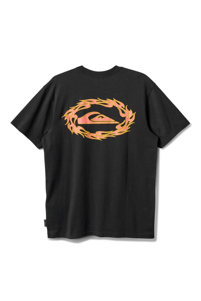 Oval Torch Moe Graphic T-Shirt, Alternate, color, BLACK