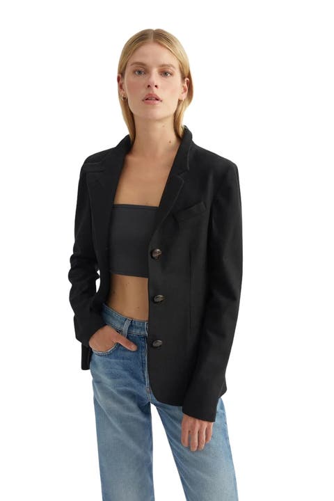 3 Button Wool Blazer