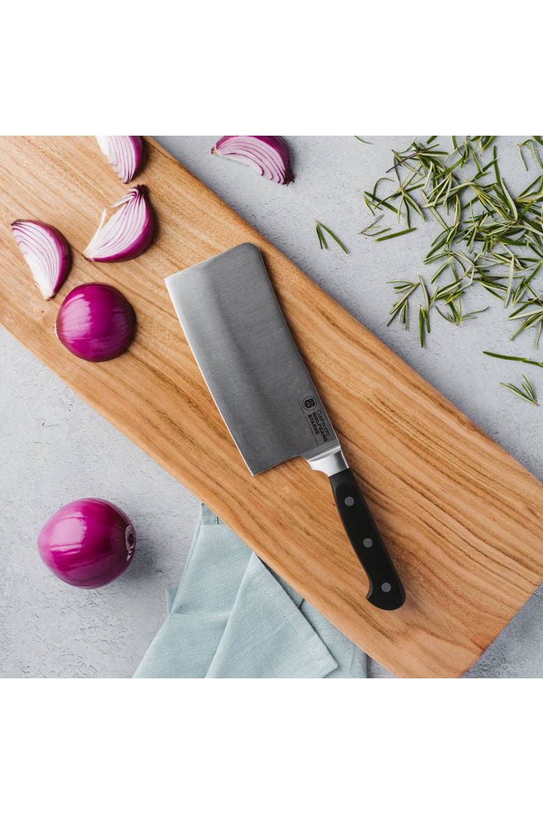 WOLFGANG STARKE 6.5" Cleaver, Alternate, color, Black