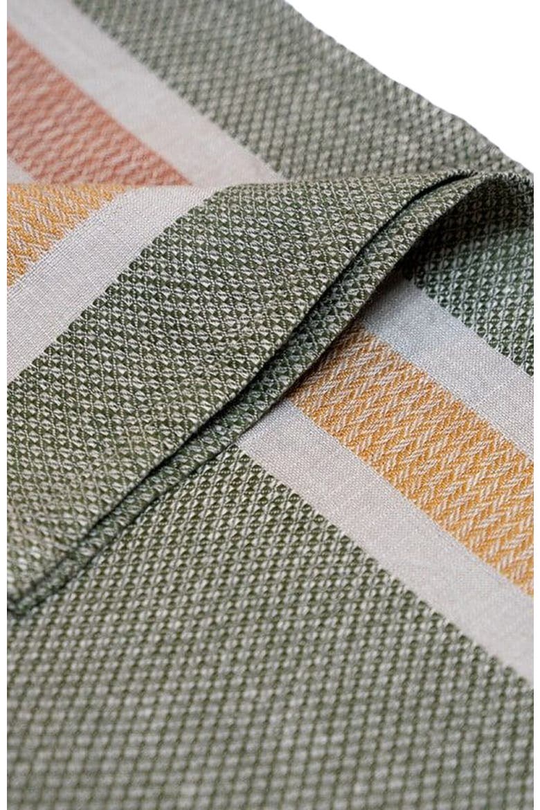 The Flax Towel, Alternate, color, Moss