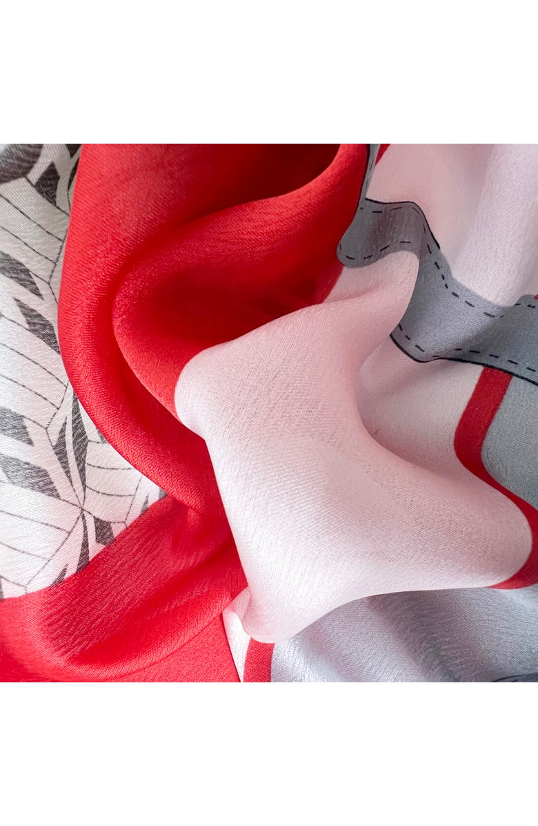 Youzey The Royal Faux Silk Scarf, Alternate, color, 