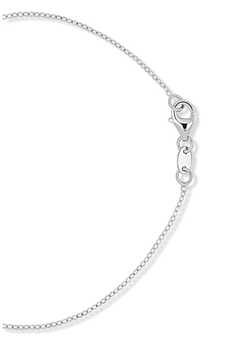 14K Gold Fringe Disc Chain Bracelet (Online Trunk Show), Alternate, color, 14K WHITE GOLD