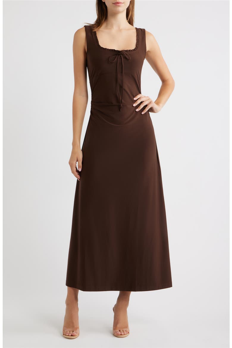 The Coraline Dress, Main, color, CHOCOLATE
