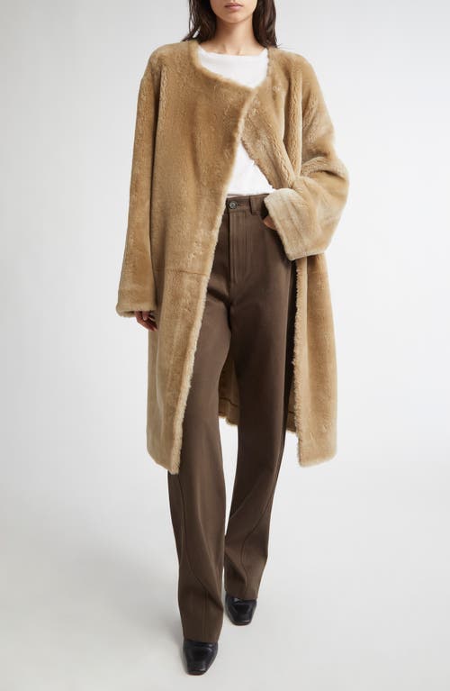 Totême Toteme Twisted Tailored Organic Cotton Trousers In Brown