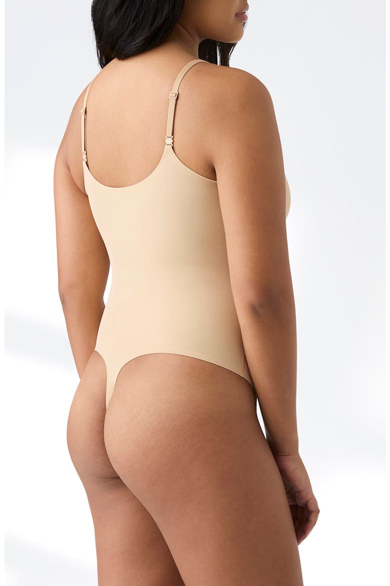 True Body Every Day Smoothing Bodysuit, Alternate, color, DESERT