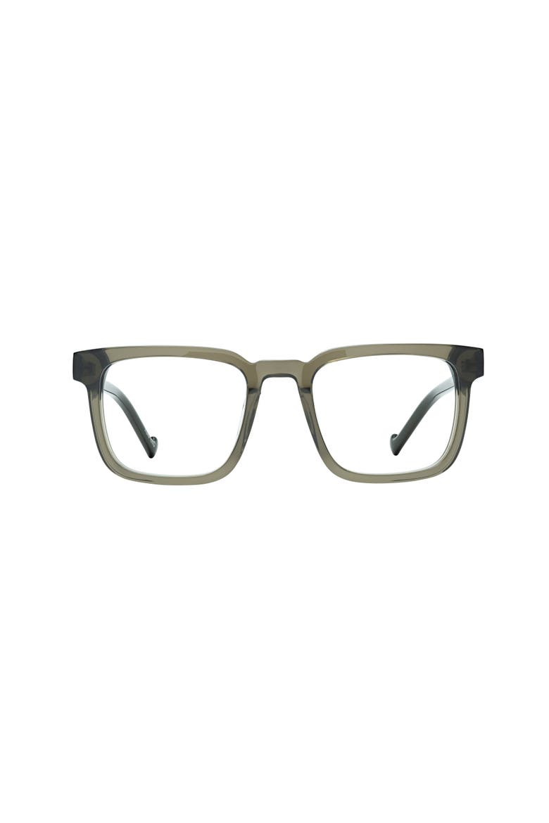 Anna Computer Blue Light Unisex Reading Glasses, Main, color, Khaki Transparent and Solid
