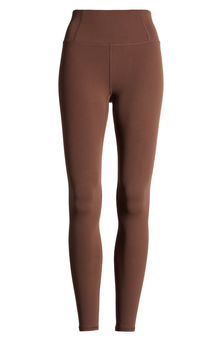 Free People FP Movement Never Better High Waist Leggings, Alternate, color, Cocoa