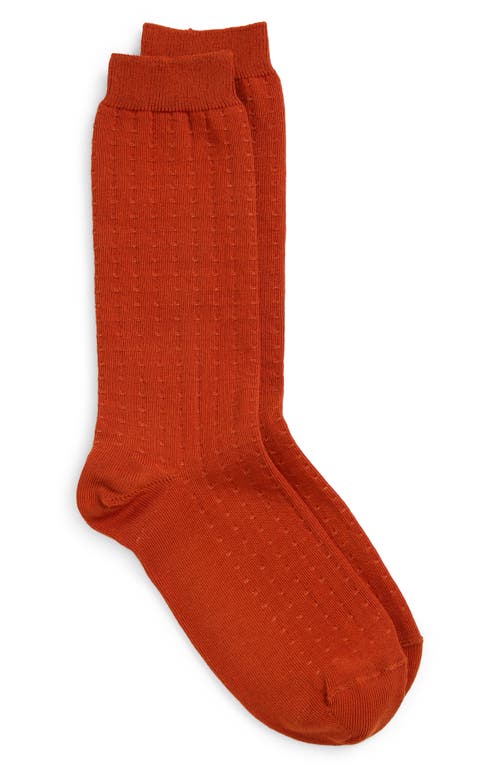 NORDSTROM NORDSTROM TONAL DOT CREW SOCKS 