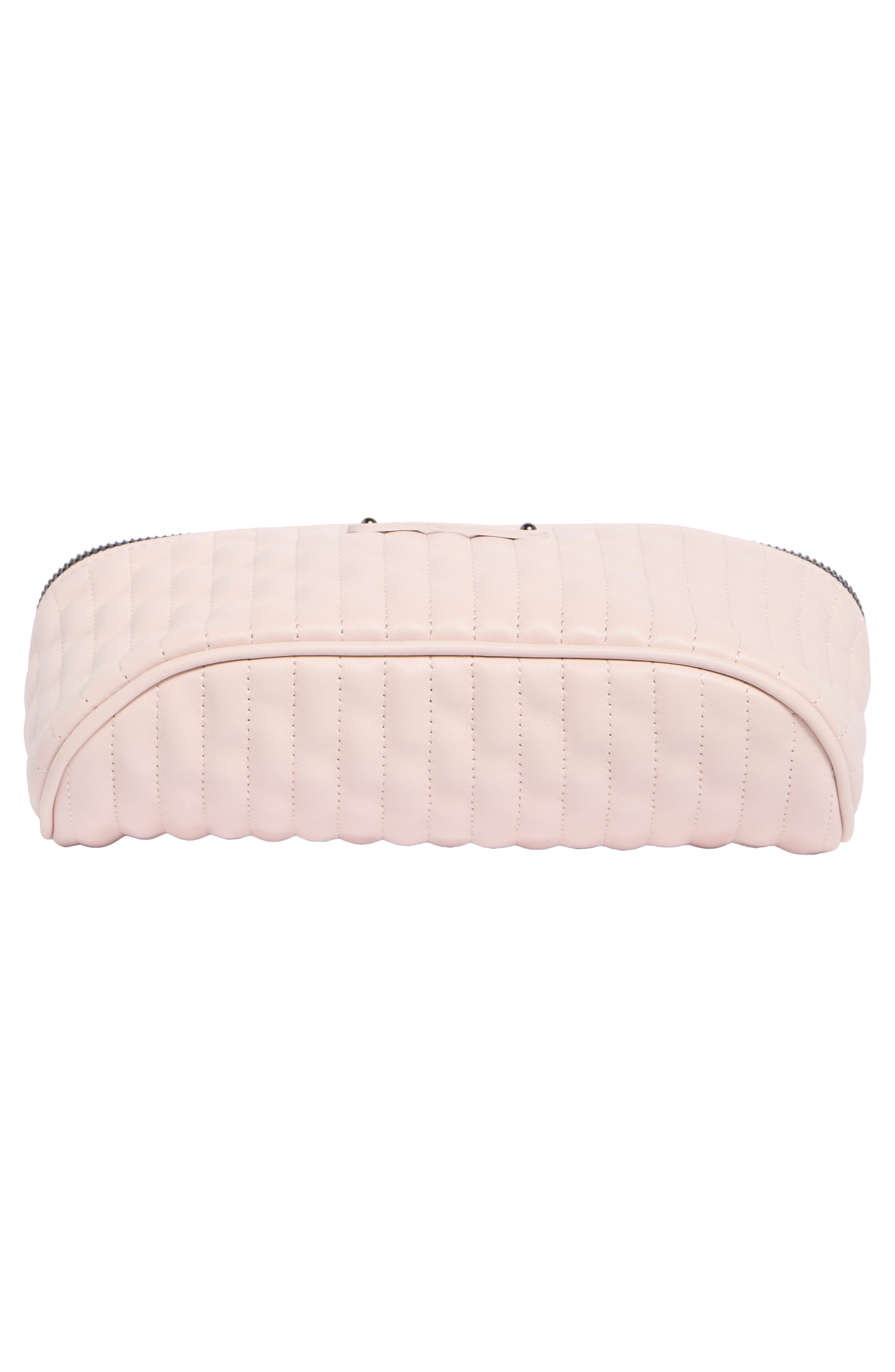 Longchamp Amazone Quilted Leather Belt Bag, Alternate, color, Pale Pink