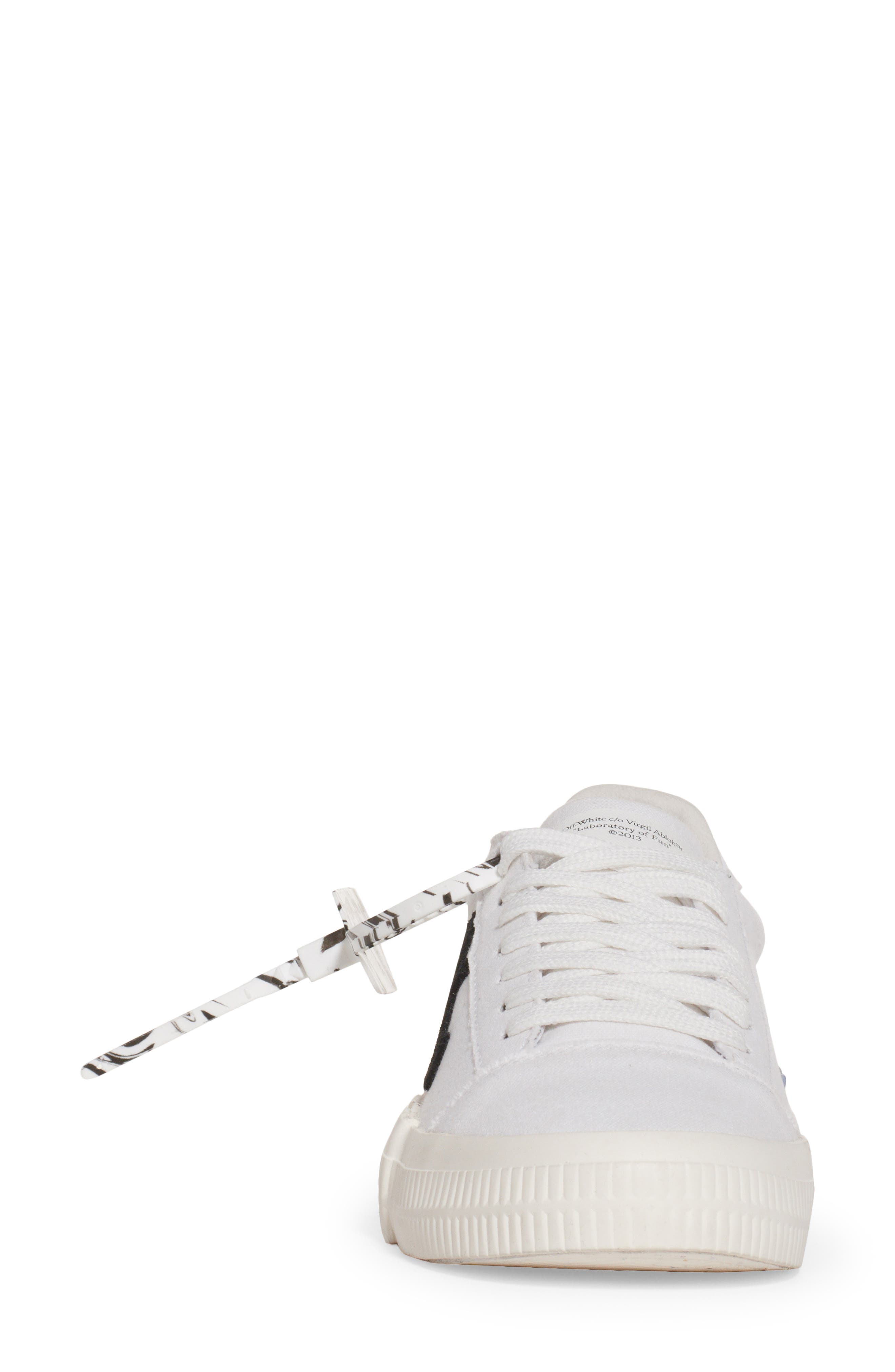 Off-White Eco Canvas Vulcanized Low Top Sneaker, Alternate, color, 