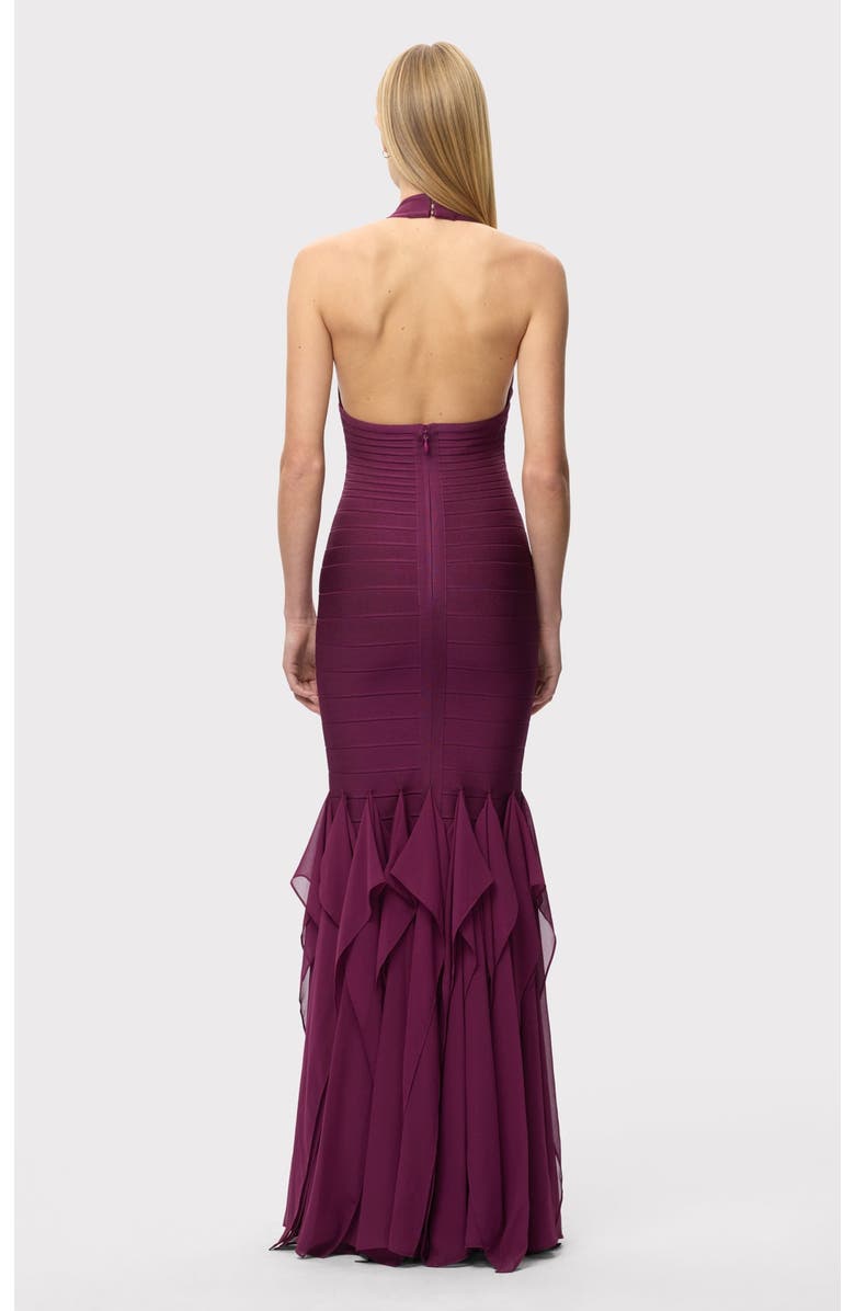 Herve Leger The Louisa Gown, Alternate, color, Maraschino