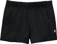 CITY THREADS Girls Soft 100% Cotton UPF 50+ Jersey Pocket Shorts