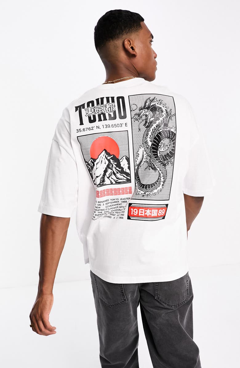 ASOS DESIGN Oversize Graphic T-Shirt, Alternate, color,