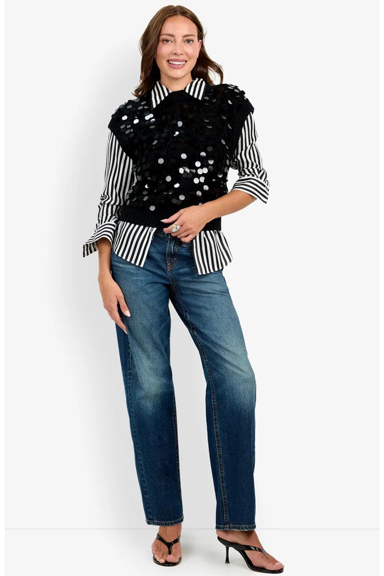 Dalida Vest, Main, color, Black