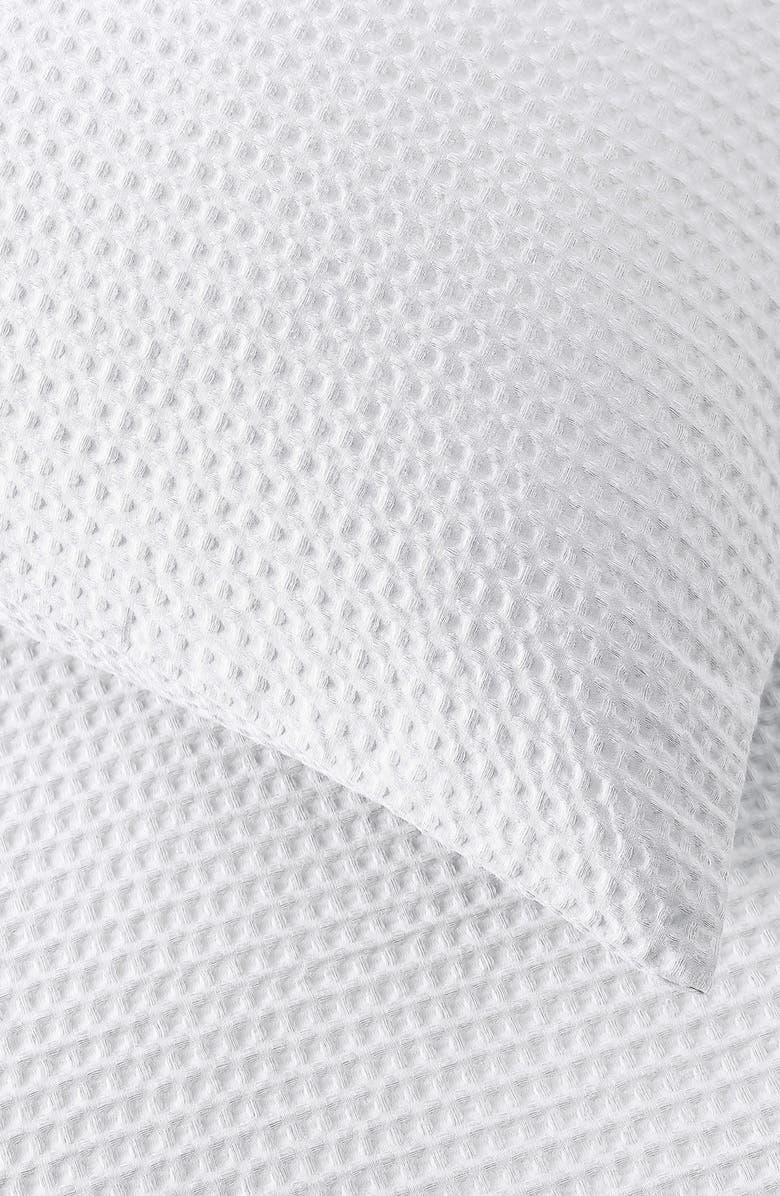 Vera Wang Waffle Piqué Comforter & Shams Set, Alternate, color, White