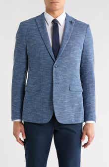 John Varvatos Star USA Heathered Knit Two Button Sport Coat