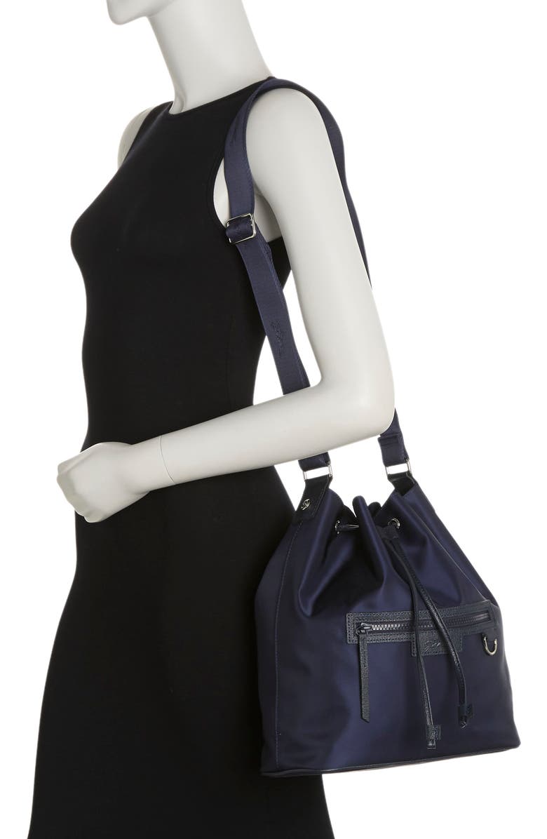 Longchamp Neoprene Bucket Bag, Alternate, color,