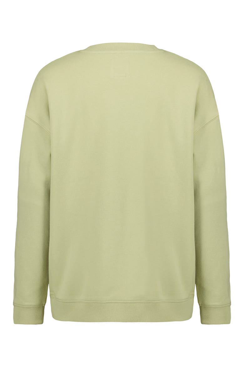 Kids' Making Waves Graphic Sweatshirt, Alternate, color, LIGHT AVOCADO