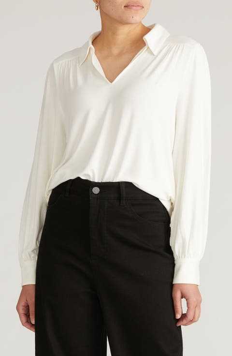 Moore Liquid Jersey Popover Top (Regular & Plus)