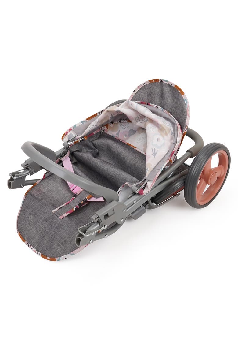 Melange Flora Mabelle Duo Twin Doll Stroller 2 Dolls 18", 3+, Alternate, color, Multicolored