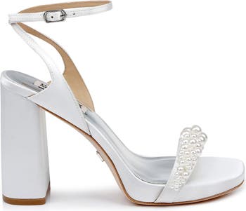 Calida Ankle Strap Satin Sandal