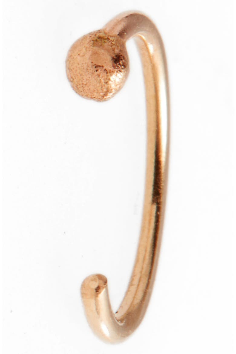 Gold Hug Hoop Earrings, Alternate, color, YELLOW GOLD