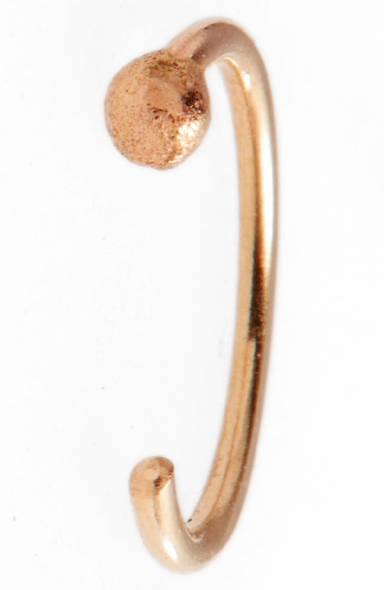 Melissa Joy Manning Gold Hug Hoop Earrings, Alternate, color, 