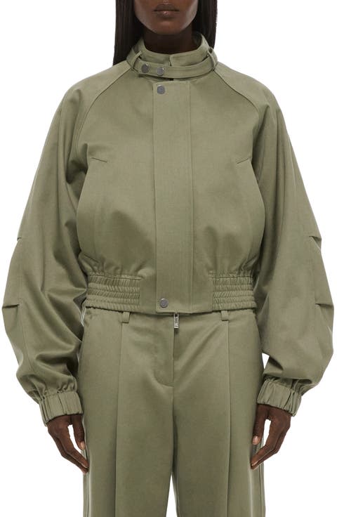 Cotton Twill Bomber Jacket