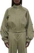 Helmut Lang Cotton Twill Bomber Jacket