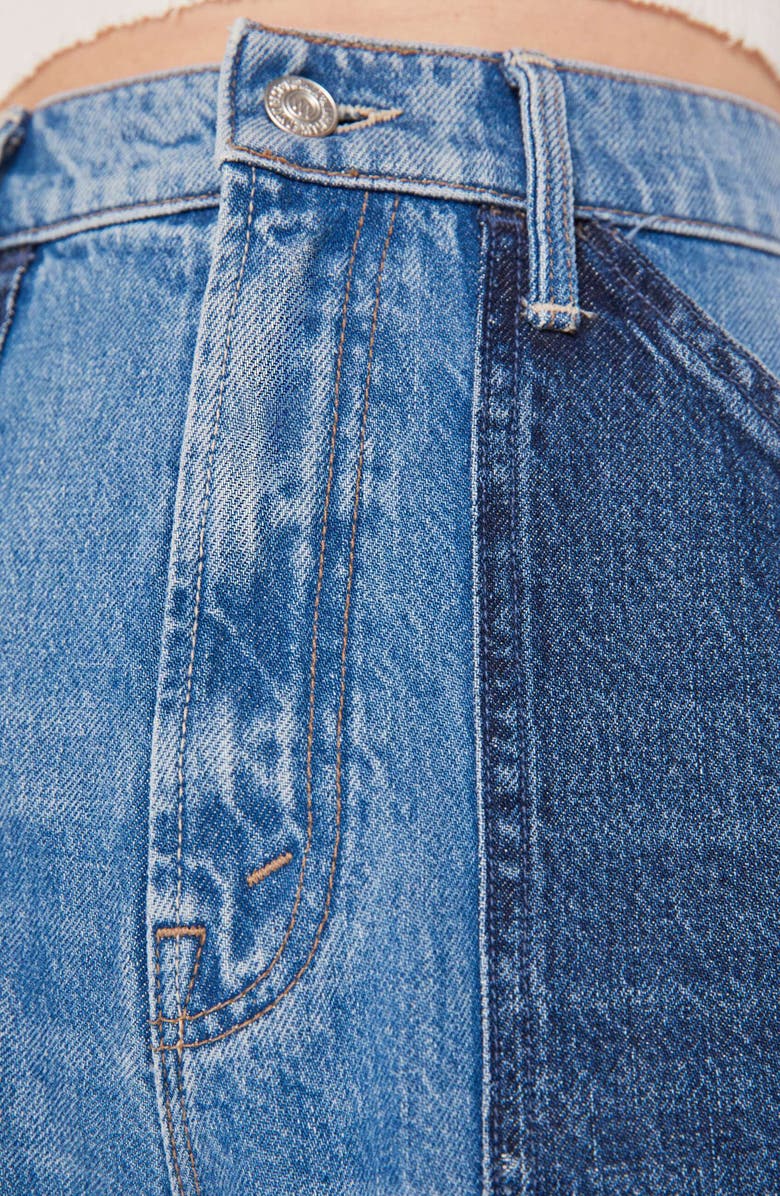 MOTHER The Patch Maven High Waist Wide Leg Jeans, Alternate, color,