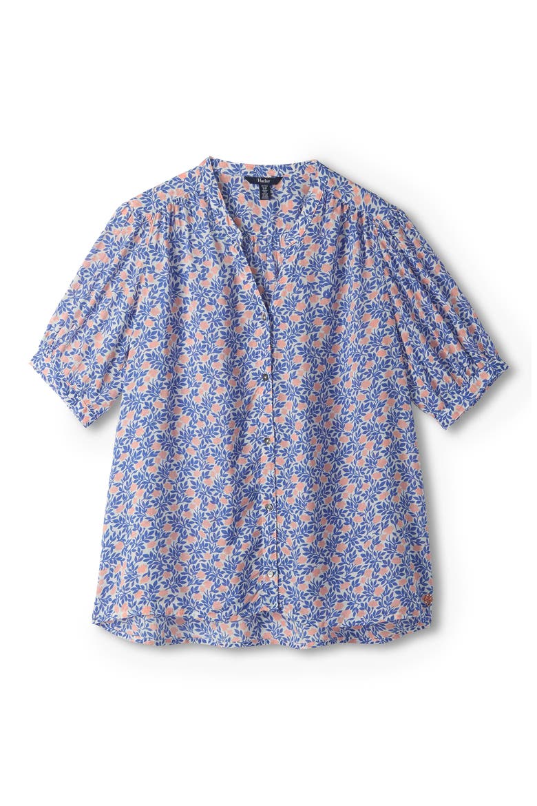 Ivy Mini Vines Button-Up Shirt, Alternate, color, BLUE