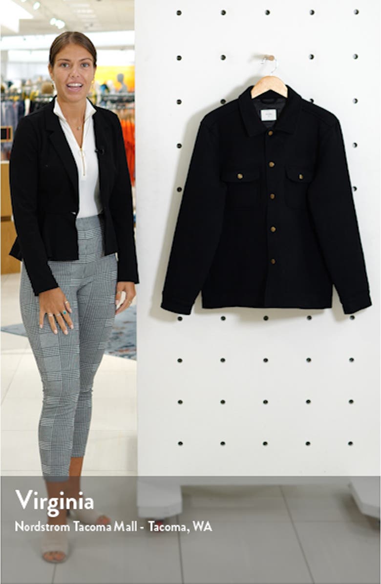 Trey Standard Fit Wool & Cashmere Down Jacket, sales video thumbnail